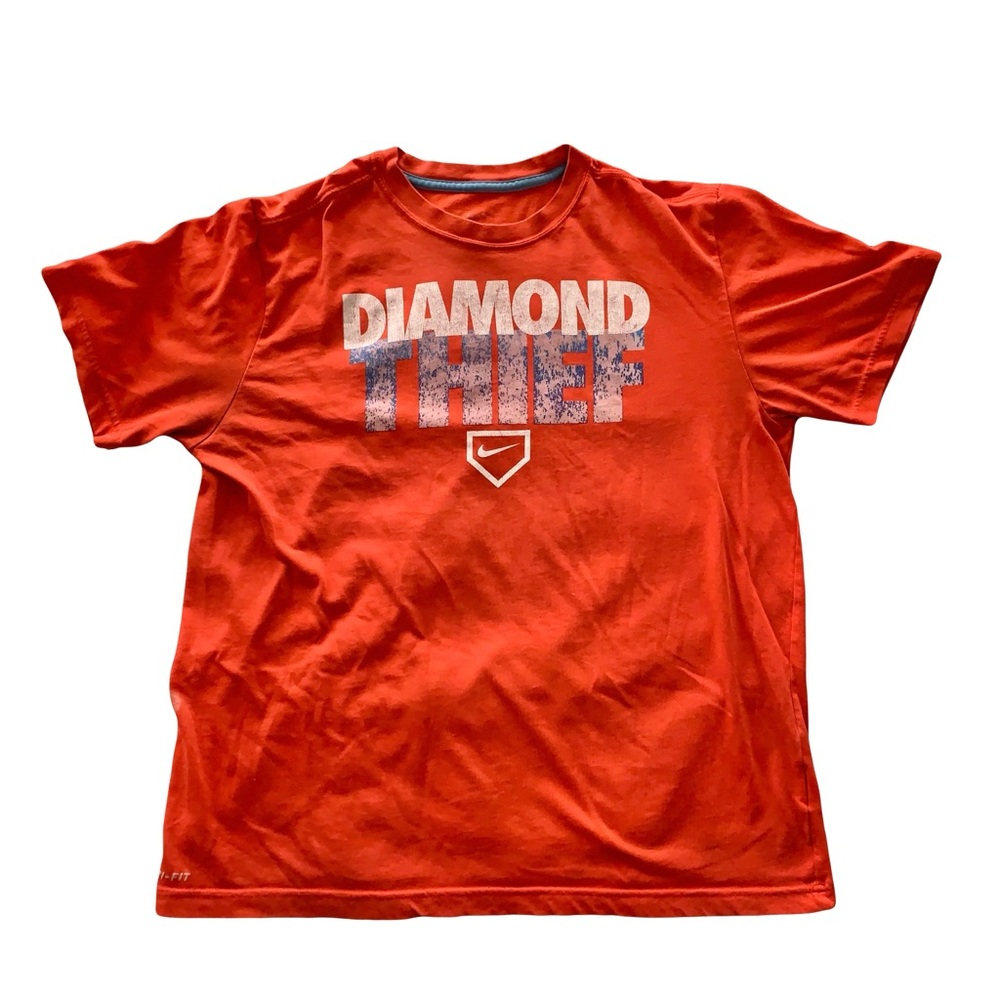 MEN’S Red Printed Nike Dri-Fit T-Shirt